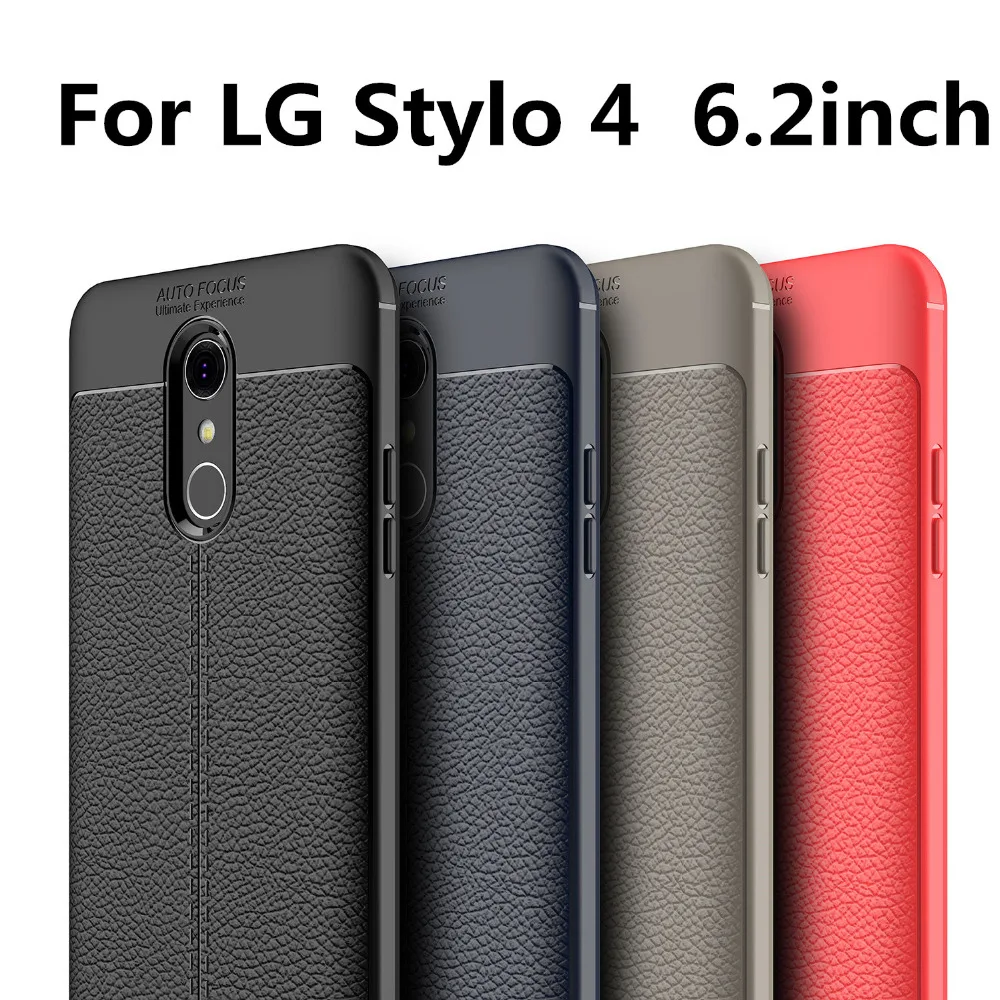 Чехол из углеродного волокна для LG Stylo 4 5 Stylo5 Q Stylus чехол мягкий Stylo4 телефона