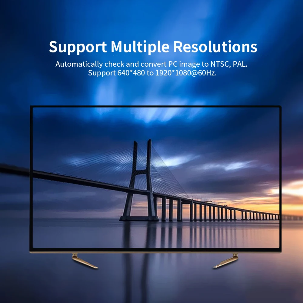 Новинка 3 5 мм Переходник VGA-AV Mini преобразователь ABS корпус видео конвертер для