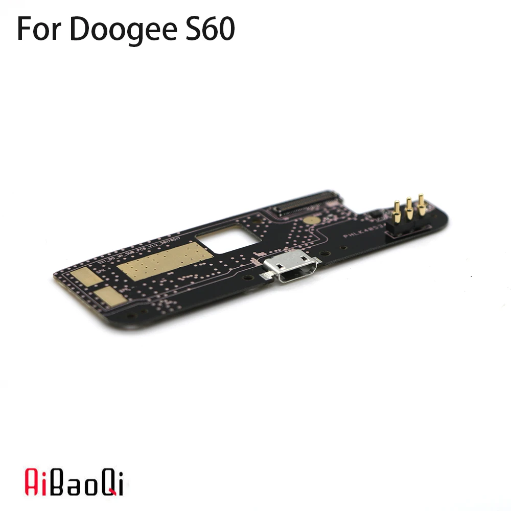 AiBaoQi usb разъем плата зарядки Для Doogee S60 Мобильный телефон Flex зарядка кабелей модуль сотового телефона мини USB порт