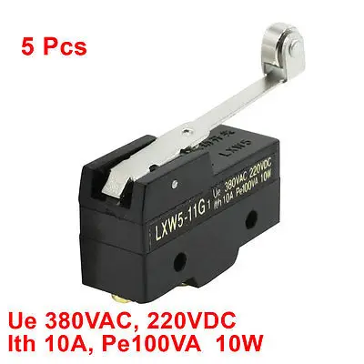 

5 шт. LXW5-11G1 параллельный роликовый Шарнирный Рычаг микро концевой переключатель 380VAC 220VDC