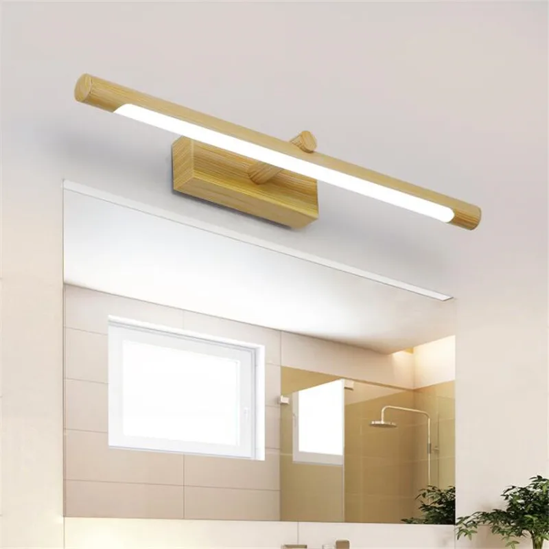 Современный простой алюминиевый акриловый светодиодный зеркальный светильник