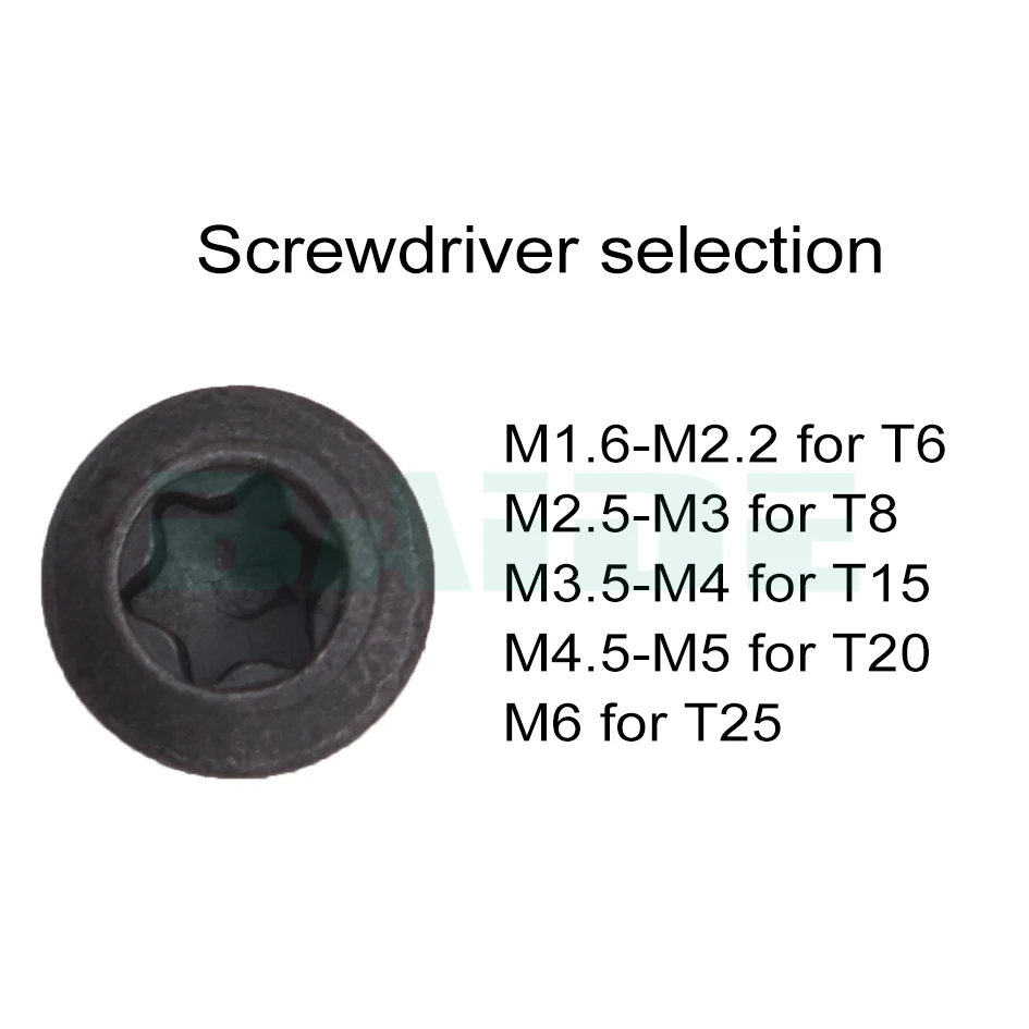M1.6 M 1 8 M2 M2.5 M3 M4 M5 M6 вставной винт Torx 12 9 легированная сталь заменяет карбидные