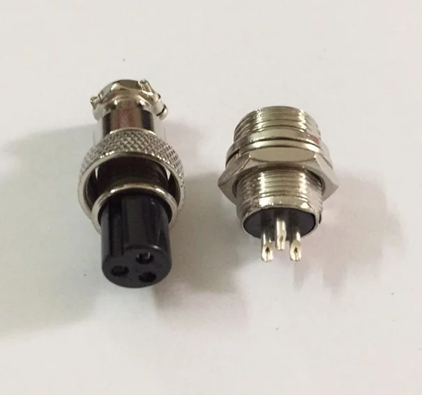 50 пар = 100 шт. GX16 3 3P контакта 16 мм штекер и гнездо 3pin plug plug socket connectorplug connector | Отзывы и видеообзор