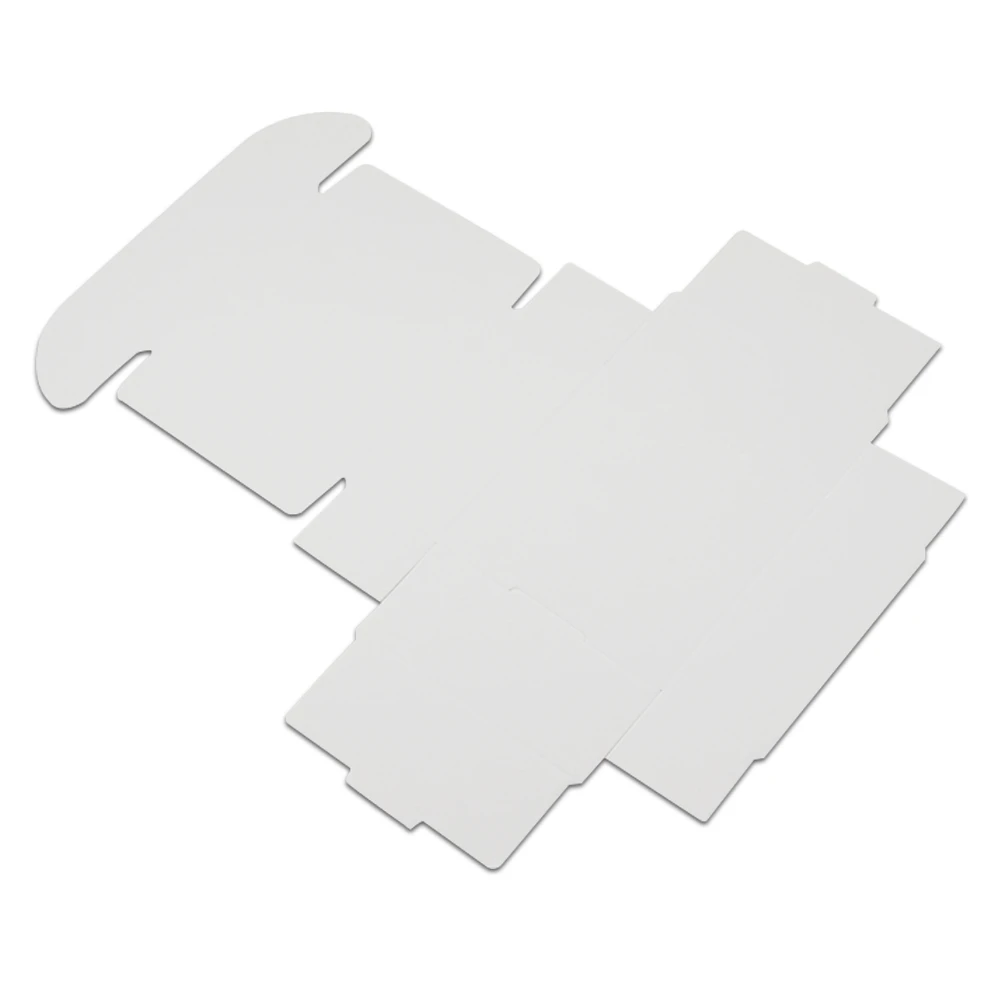 

100PCS White Party Favors Gifts Wrapping Box Small Handmade Soap Paperboard Packaging Box for Jewelry Crafts Storage Paper Boxes