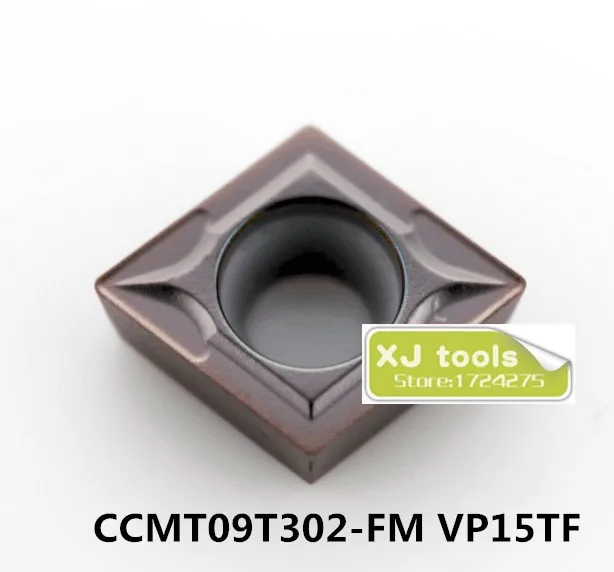 10 шт. CCMT09T302 VP15TF/CCMT09T304 VP15TF/CCMT09T308 VP15TF карбидные вставки для SCLCR токарные инструменты