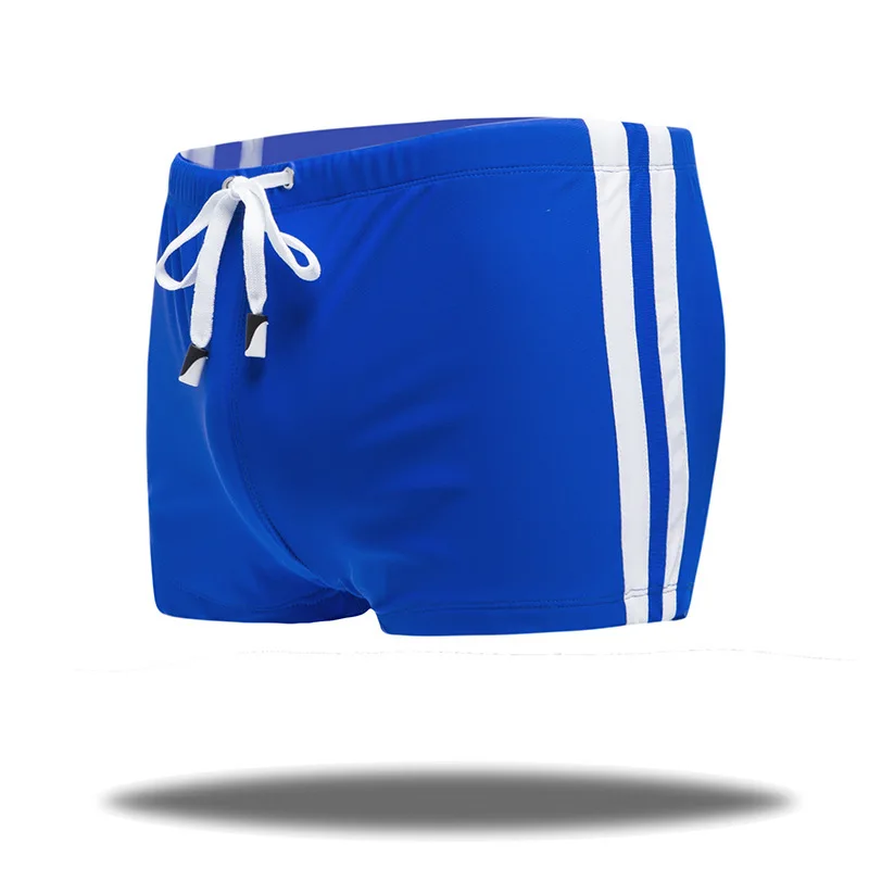 Navy Blue Мужские плавки для плавания, одежда для плавания, пляжный шорты купальник, плавки, трусы Sunga с подкладкой, эластичные быстросохнущие шорты для серфинга Zwembroek Heren - Цвет: Navy Blue