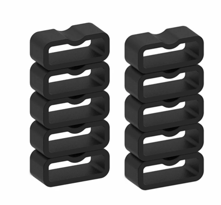 XBERSTAR 10 шт. сменный силиконовый ремень безопасности Пряжка для Garmin Vivosmart HR Plus/+