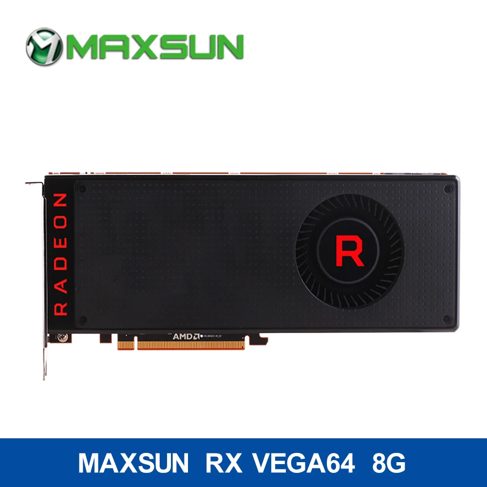 В наличии Быстрая доставка Miner добыча Maxsun Графика карты AMD RX VEGA64 8 ГБ 1546 мГц 2048bit GDDR5