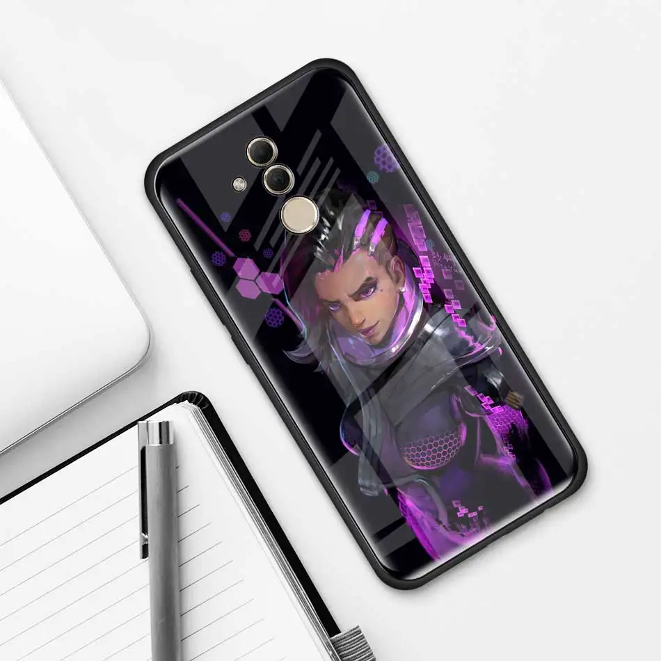 Чехол из закаленного стекла Overwatch ow Game для huawei P30 Pro P10 P20 P30 Lite mate 10 20 Pro Honor 20 Pro 8X чехол s