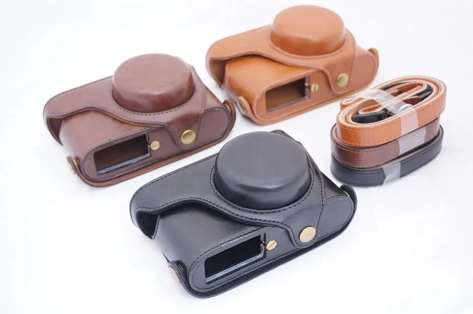 Новый чехол сумка из искусственной кожи для камеры Leica XE X2 X1 с плечевым ремнем в