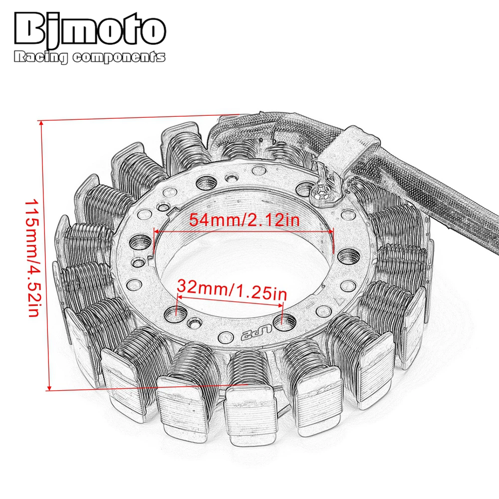 Катушка статора мотоцикла BJMOTO CBR 900 для Honda CBR900 CBR929RR 2000-2001 31120-MCJ-003 генератор