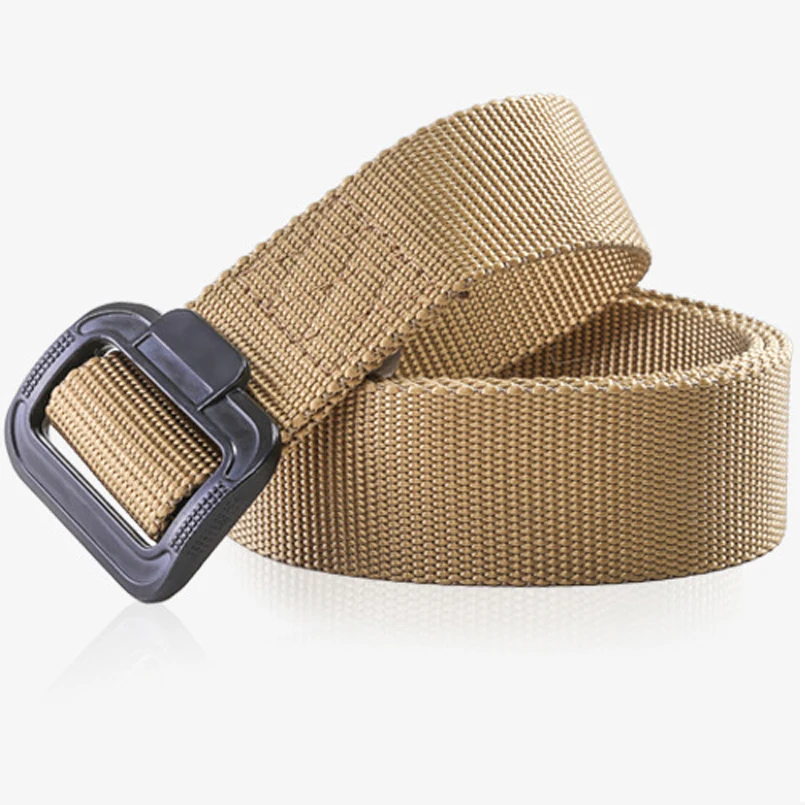 Male Hiking Fishing Belt Outdoor Sports Heavy Duty Training Waist Army Tactical Nylon Waistband Hunting Equipment | Спорт и