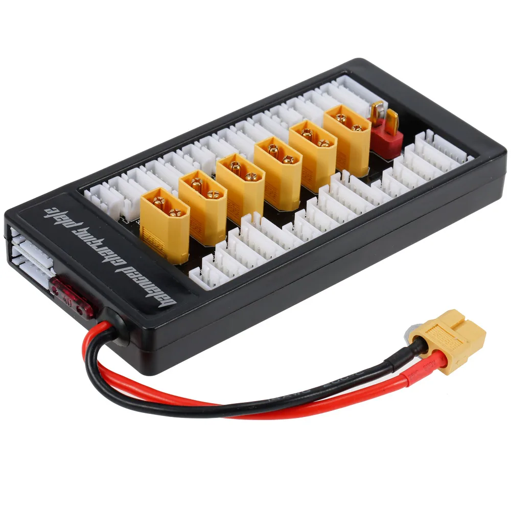 Плата-адаптер для зарядки LiPo 2-6S параллельная зарядная плата XT60 вилка