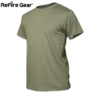 Футболка мужская камуфляжная быстросохнущая, хлопок, с круглым вырезом, дышащая, с коротким рукавом, в стиле милитари, Боевая, летняя