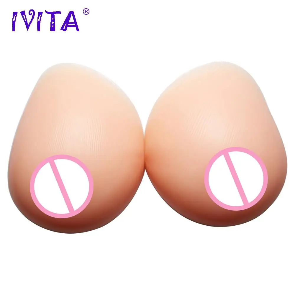 IVITA 2400 г огромный Трансвестит реалистичные силиконовые формы груди для косплея