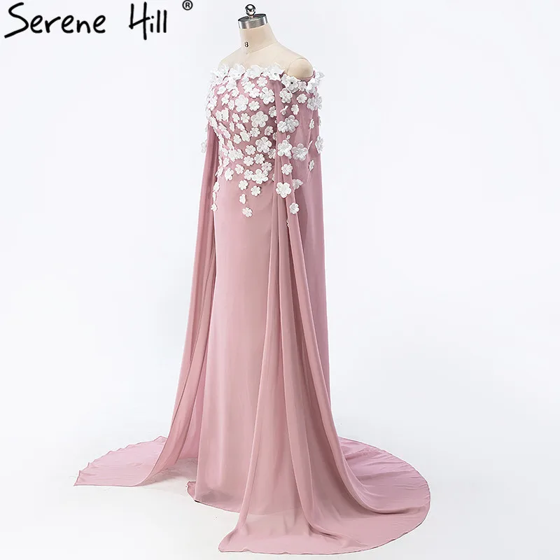 Flower Formal elegant evening dresses long with cap Custom Size Party Dress 2021 Evening HA2107 | Свадьбы и торжества