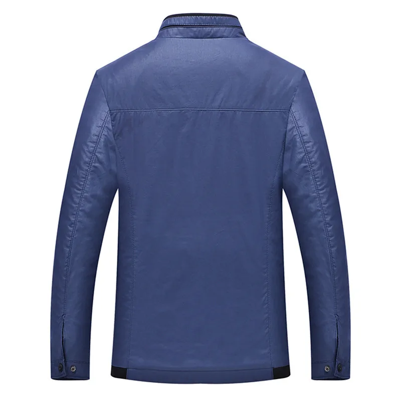 Новый 8XL 7XL 6XL 5XL Для мужчин куртка мужской пальто Повседневное Slim Fit мандарин