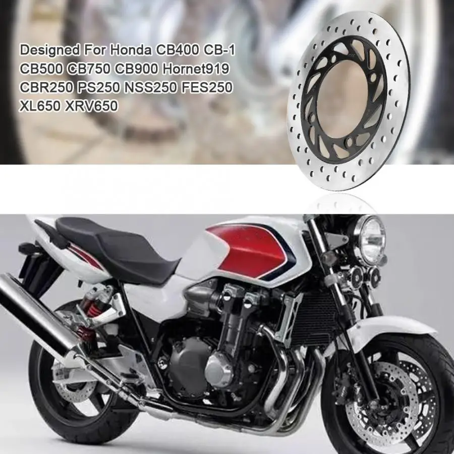 Круглый задний тормозной диск для мотоцикла 240 мм Honda CB400 CB 1 CB500 CB750 CB900 Hornet919 CBR250 PS250