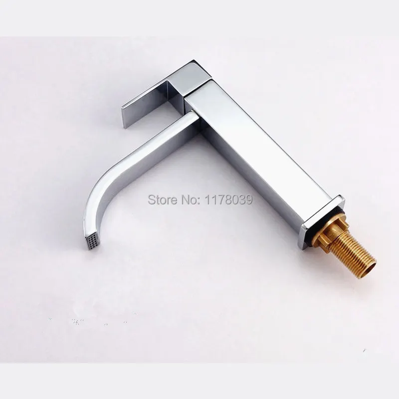 Водопад для ванной комнаты кран холодной воды с одной ручкой современный одним
