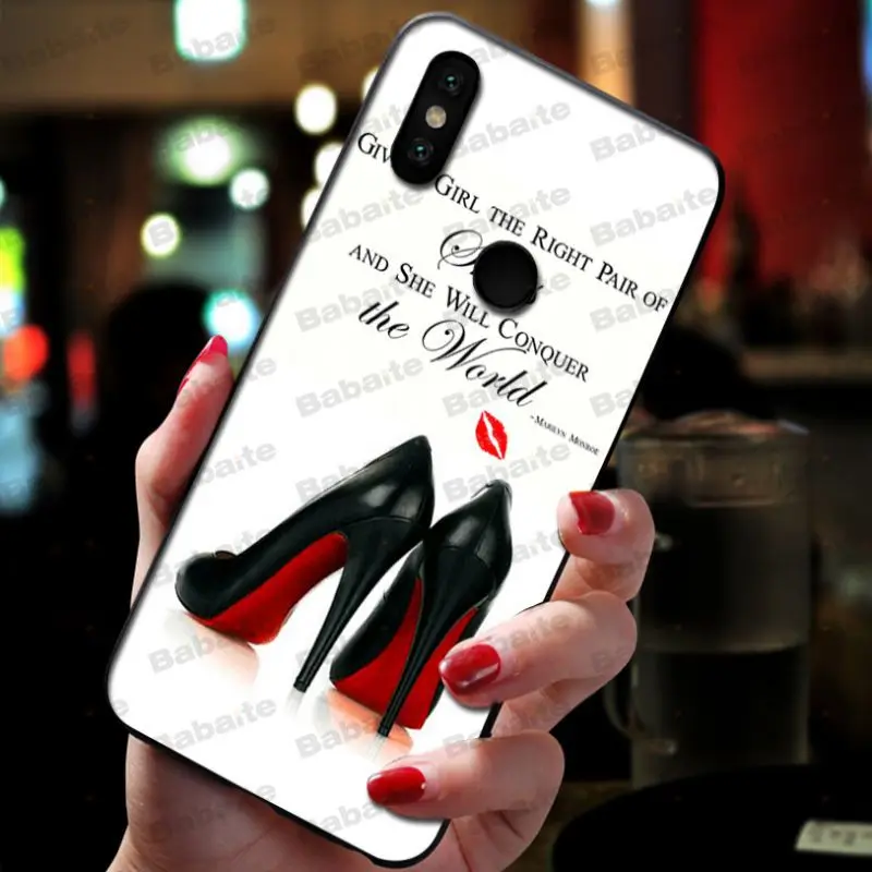 Babaite красные туфли на высоком каблуке для девушек новинка чехлы телефона чехол
