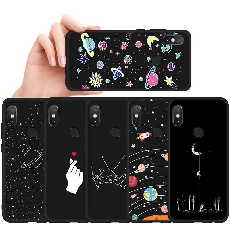 Мягкий силиконовый чехол для телефона Xiaomi Redmi Note 7 Pro K20 Mi 9T A3 Lite CC9 CC9E 7A черные чехлы