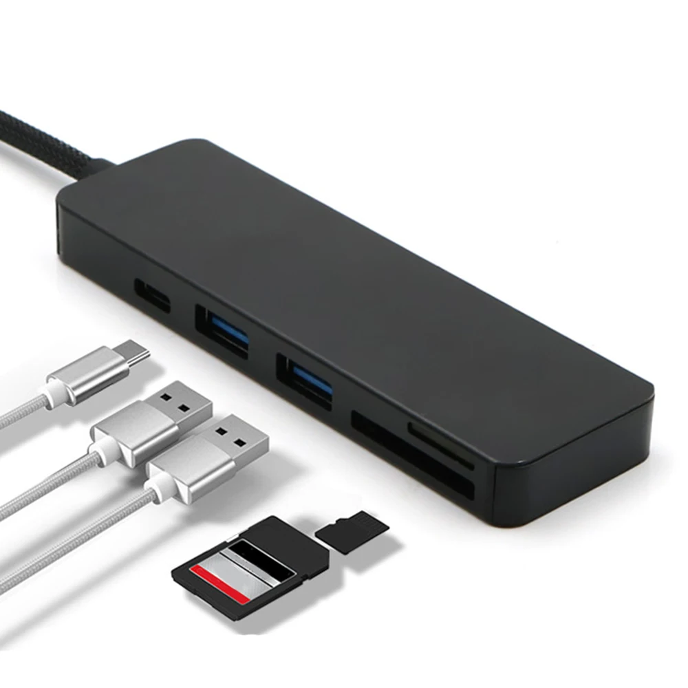 1 шт. 5 в Тип C OTG 2 USB 3 0 Порты для концентратора SD/TF Multi карты Combo ПК MacBook Мобильные