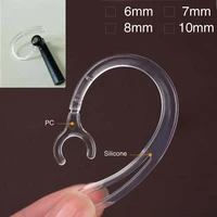 6mm 7mm 8mm 10mm transparent bluetooth earphone silicone earhook loop clip headset ear hook replacement headphone accessories