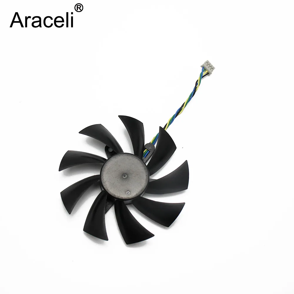 

New PLA09215B12H 12V 0.55A 4 Wire 4Pin Cooler Fan For MSI N460GTX N560GTX 570 580GTX HD6870 Fan Graphics Card Cooling Fan