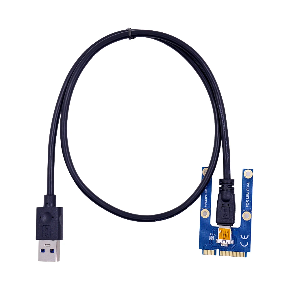 CHIPAL Mini PCI E к 16X Райзер карта 0 6 м USB 3 кабель для EXP GDC ноутбука внешняя видеокарта