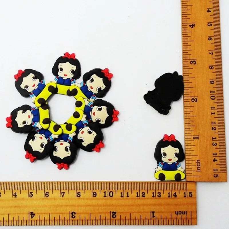 6 DIY мягкие подвески из ПВХ мультфильм принцесса Подходит чехол для телефона/кольца/аксессуары для волос 10 шт. дети девочки подарок на день рождения - Цвет: 6