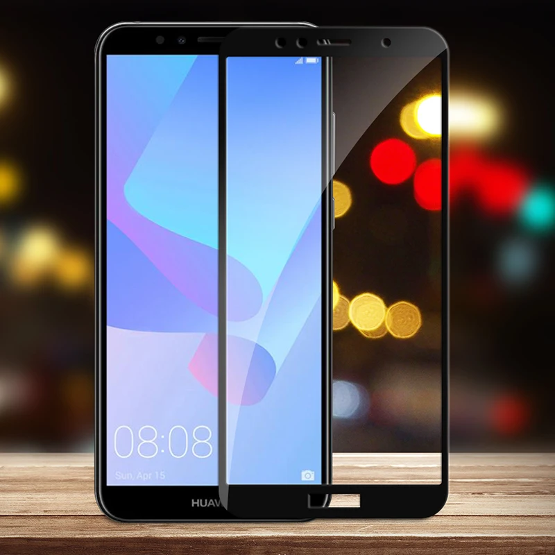 Защитное стекло с полным покрытием для Huawei Honor 7A Pro 7C 5 45 7 99 дюйма Y5 Y6 Y7 Y9 prime 2018