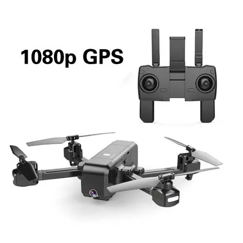 Gps Дрон с камерой HD 1080P Профессиональный FPV Wi-Fi RC дроны удержание высоты авто возврат Дрон RC Квадрокоптер Вертолет vs SG900 - Цвет: 1080P DRONE