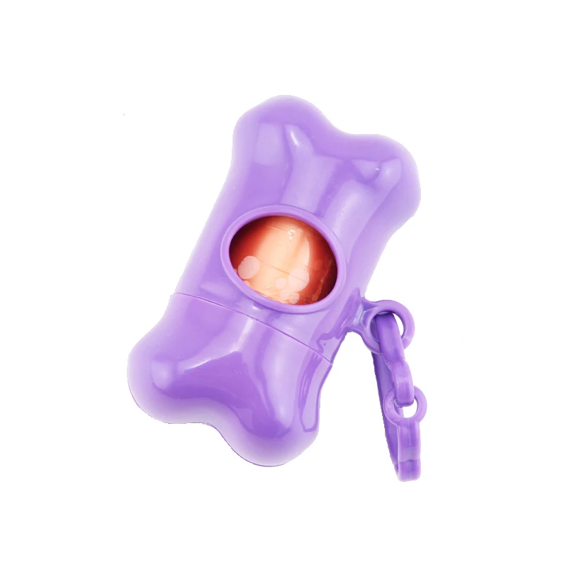 1 рулон сумки + чехол из кости для собак мешки мусора на доске биоразлагаемые