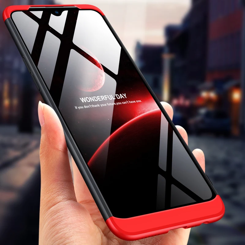 360 полная защита ПК чехол для OPPO A1K Телефон Чехол 6 1 дюймов 3 в твердый матовый