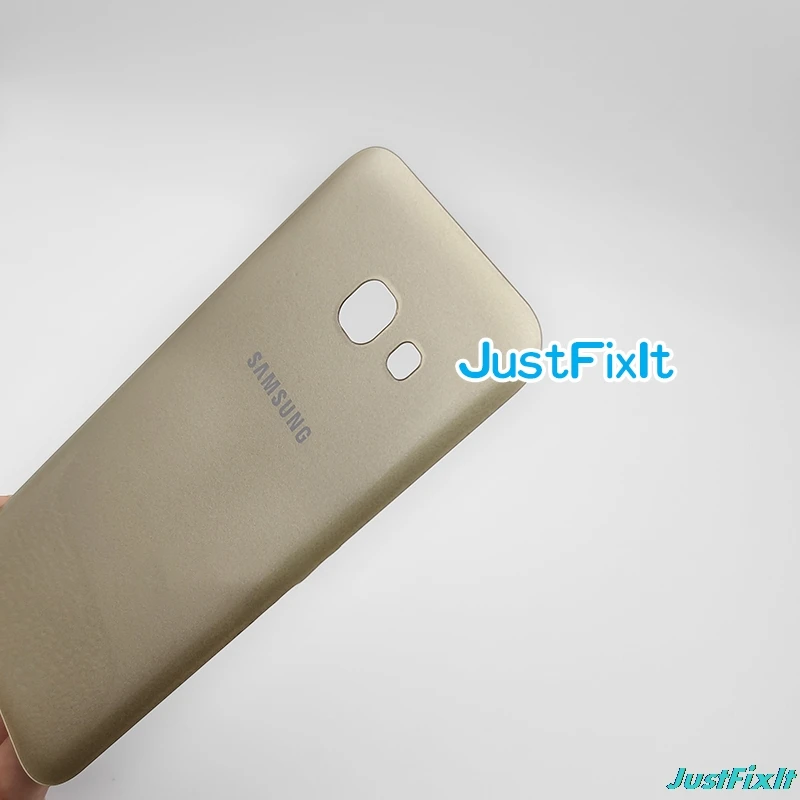 Для SAMSUNG Galaxy A3 2017 A320 Задняя крышка батареи Дверь стеклянная корпуса замена