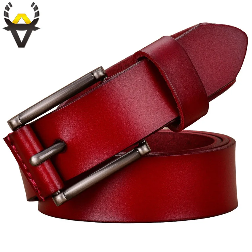 Женские ремни из натуральной кожи модные коровьей с пряжкой ширина 2 8 см|brand genuine