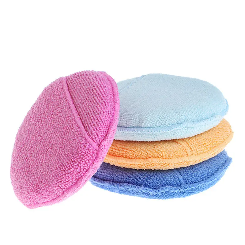 

1pcs Car Waxing Polish Microfiber Foam Sponge Applicator Detailing Cleaning Pad