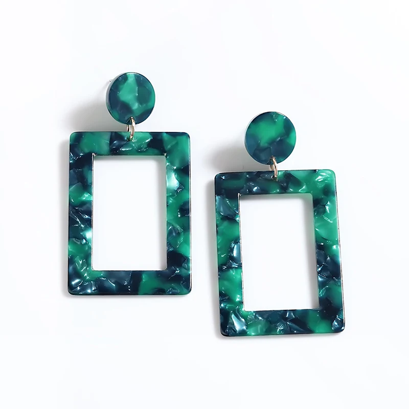 Trendy Brincos green Earrings For Female Drop Elegant Eardrop Jewelry Accessories oorbellen pendientes d'oreille | Украшения и