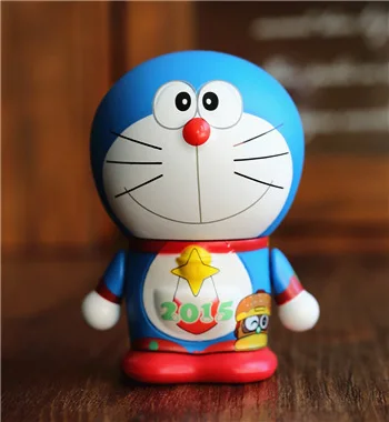 2015 Doraemon Ограниченная серия коллекционные вещи 100 юбилейный сувенир Doraemon фигурка аниме мультяшная модель игрушка хороший подарок украшение - Цвет: 2015 Doraemon