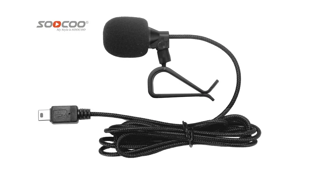 SOOCOO аксессуары Расширенный микрофон с держателем зажим для S200 S80 S300 4K WIFI