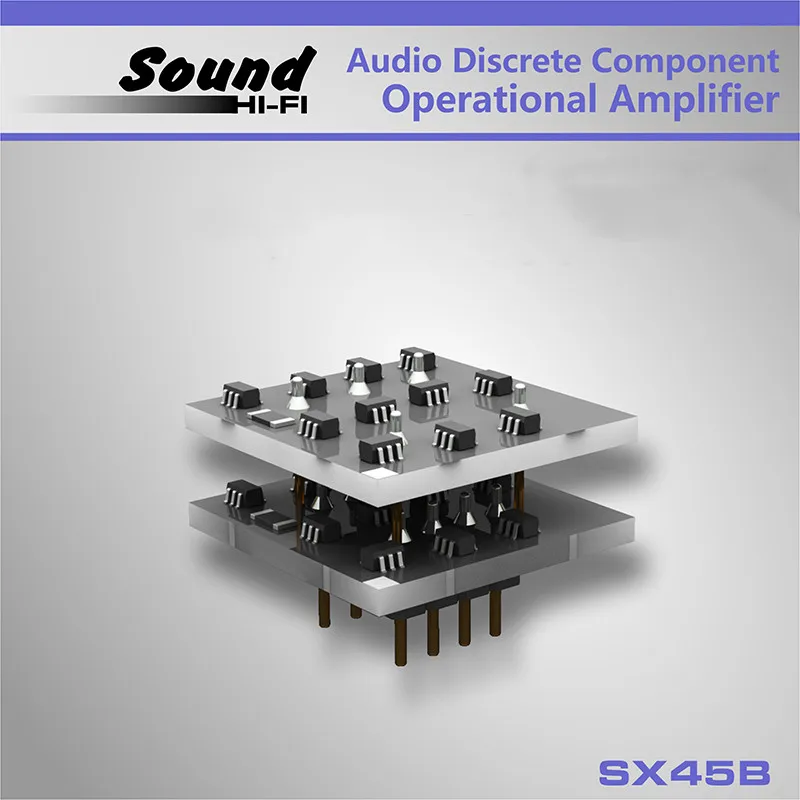 

Katherin SX45B Audio Discrete Component Operational Amplifier HiFi AUDIENCE Preamplifier Double Op Amp Chip Replace NE5532