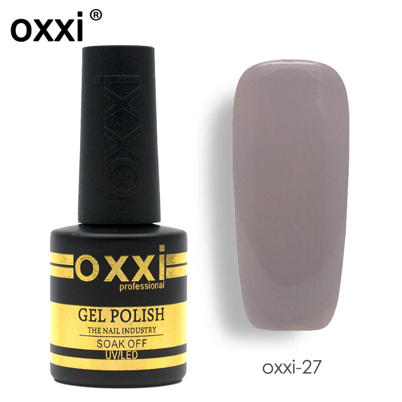 8ml-27 Oxxi яркий Гель-лак 8 мл Led УФ-гель для ногтей Полупостоянный Гибридный маникюрный лак для ногтей резиновое Базовое покрытие для ногтей - Цвет: 8ml-27