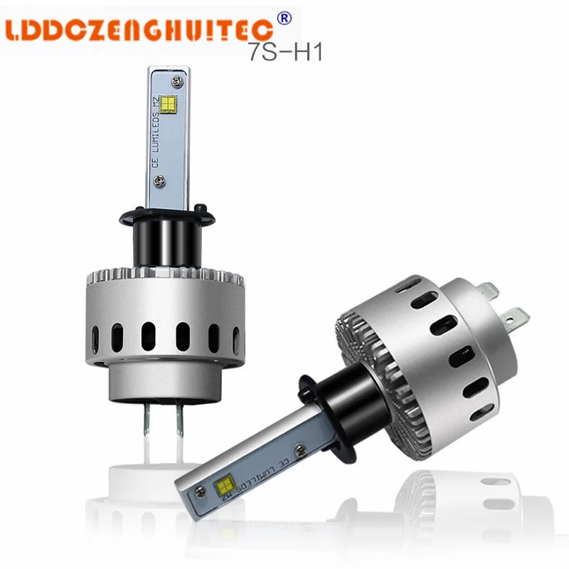 LDDCZENGHUITEC 7S H4 H7 Canbus Автомобильный светодиодный фонарь Hi/lo двойной луч 40 Вт 6000Lm супер