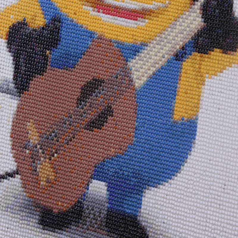 Религиозная икона Марии "Ангел" рассыпчатая алмазная мозаика, ручная работа, алмазная вышивка схемы крестиком.