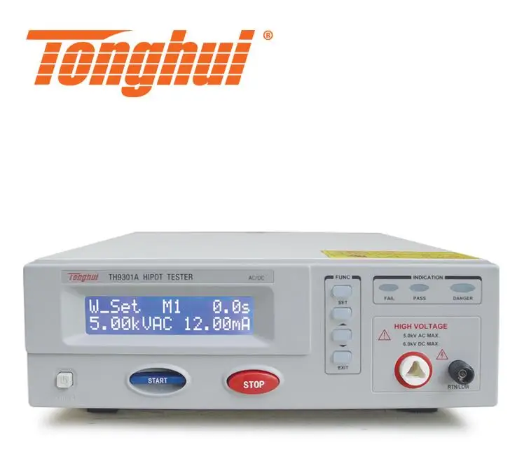 TONGHUI TH9301A тестер выдерживаемого напряжения AC 0 5000V/DC 6000V электробезопасности|tester