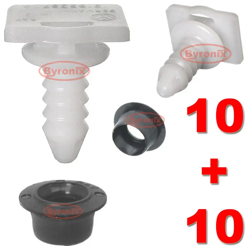 

FOR VW CORRADO SIDE SKIRT SILL COVER TRIM CLIPS GROMMETS 191853577A