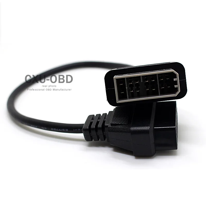 Кабель-переходник OBD2 с 14-контактным разъемом на 16-контактный разъем 40 см |