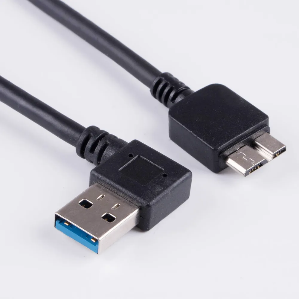 Кабель USB 3 0 под углом 90 градусов вверх вниз влево вправо тип А папа к Micro B кабелям