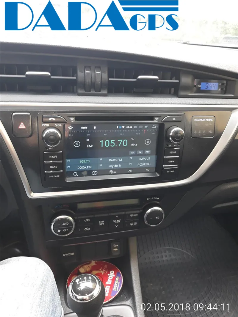 Мультимедийная магнитола для Toyota Auris мультимедийный DVD плеер на Android 9 0 4 + 32 ГБ с GPS