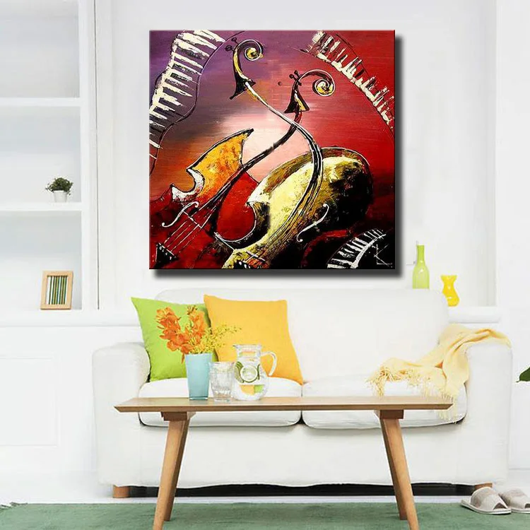 Художественная Настенная картина на холсте 100% ручная роспись современная